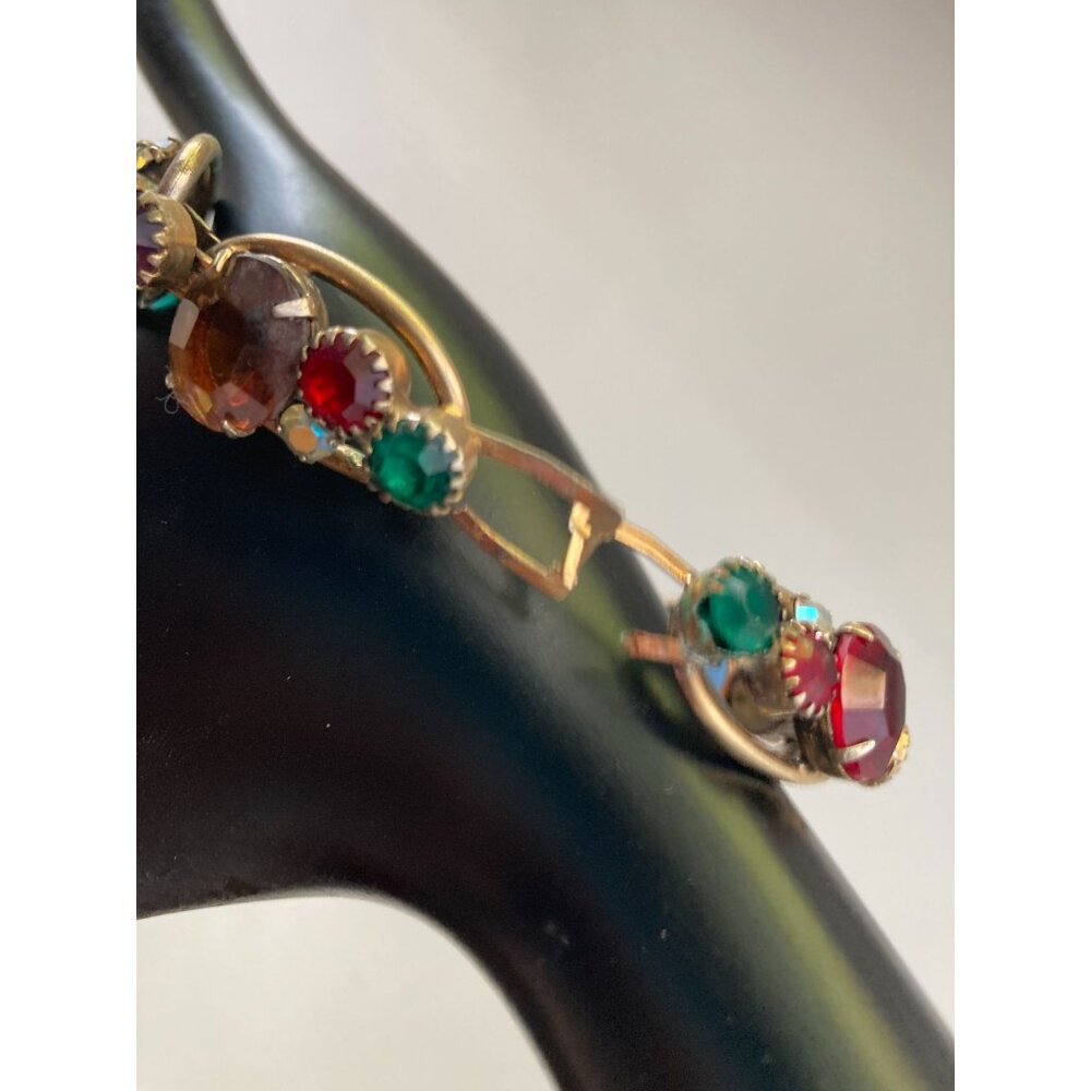 Weiss Multi Color Rhinestone Bracelet -READ - Picture 9 of 16